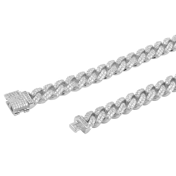 DEFT 925 CZ Cuban Chain  | 9211841