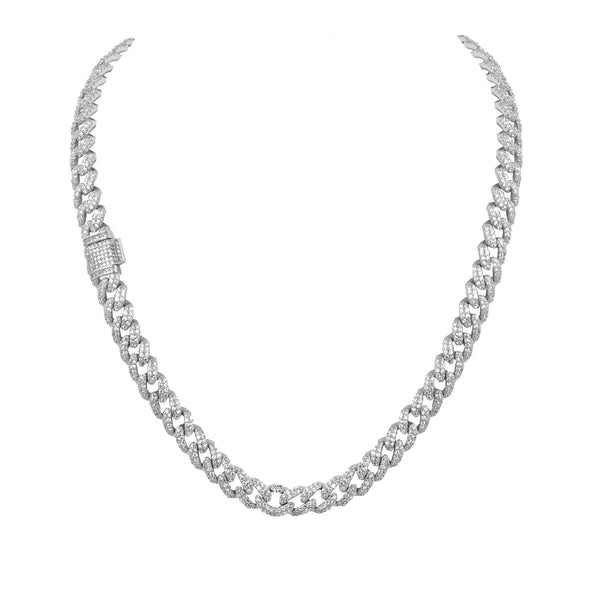 DEFT 925 CZ Cuban Chain  | 9211841