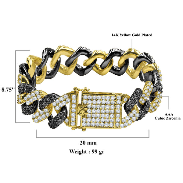 SINUOUS CZ BRACELET I 9618026