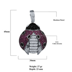 POLYCHROMATIC SILVER PENDANT | 9213691