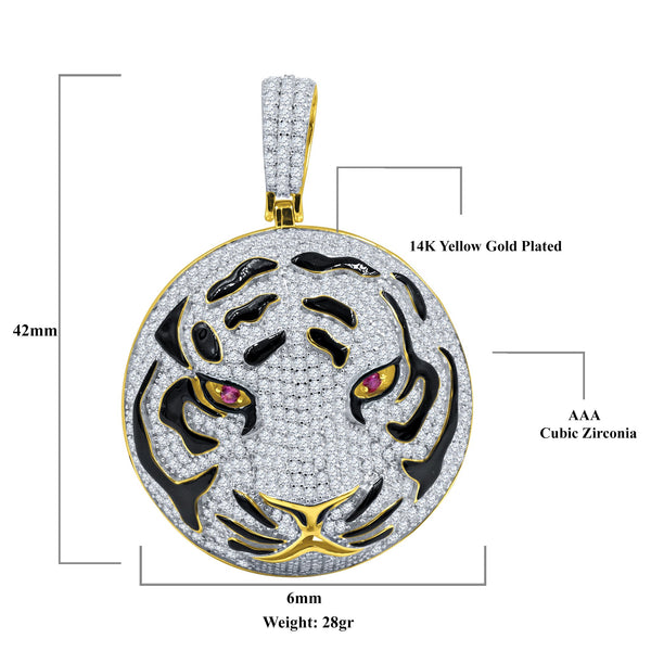 PENDENTIF LYNX ARGENT | 9215892 