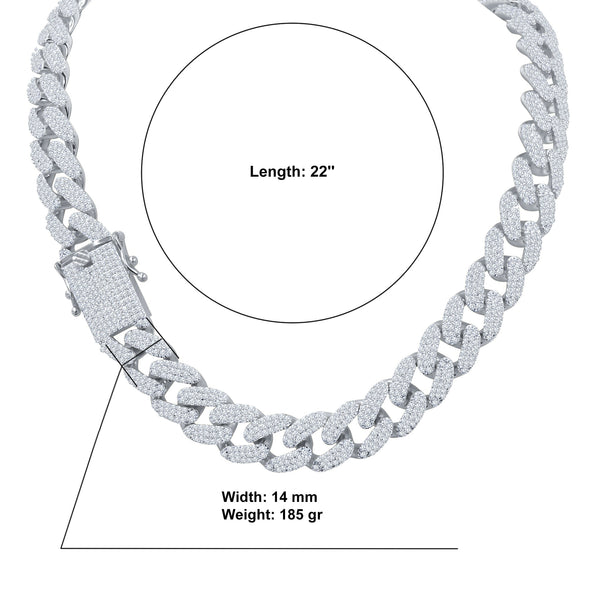 CHAÎNE BLING LUISANTE 14MM I 962901