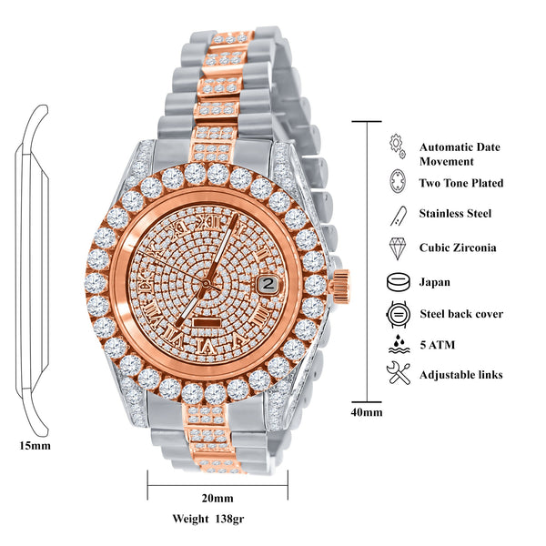 RELOJ MONARCA METAL CZ I 5303118