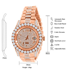 RELOJ MONARCA METAL CZ I 530315