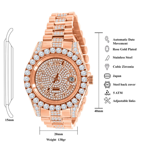 RELOJ MONARCA METAL CZ I 530315