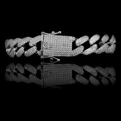 BRACELET EN ARGENT MASSIF Chatoyant 14MM I 9220861