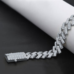 RIME STERLING SILVER 12MM CZ BRACELET I 9220841