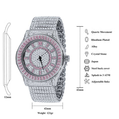 GALLANT Steel CZ Watch | 5110337