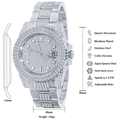 MONTRE OURAGAN EN ACIER INOXYDABLE | 530381