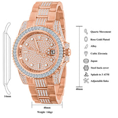 MONTRE OURAGAN EN ACIER INOXYDABLE | 530385