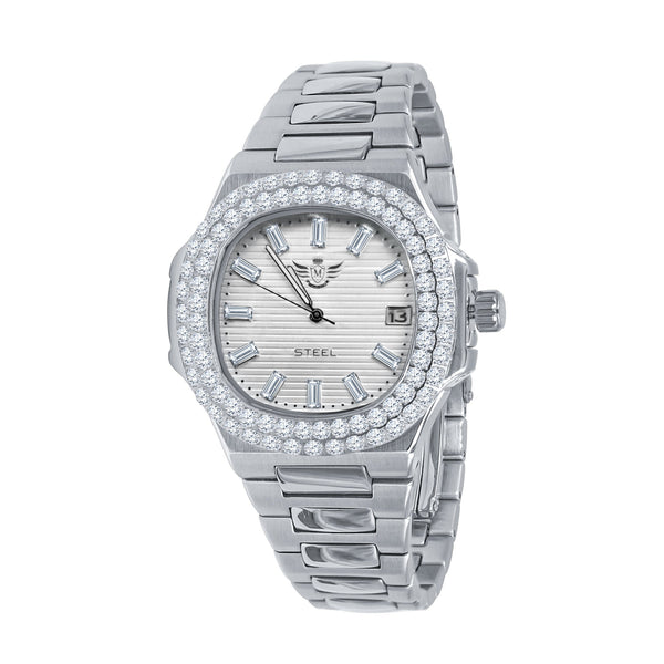 MONTRE AUTOMATIQUE EN ACIER GAYLORD | 5306752