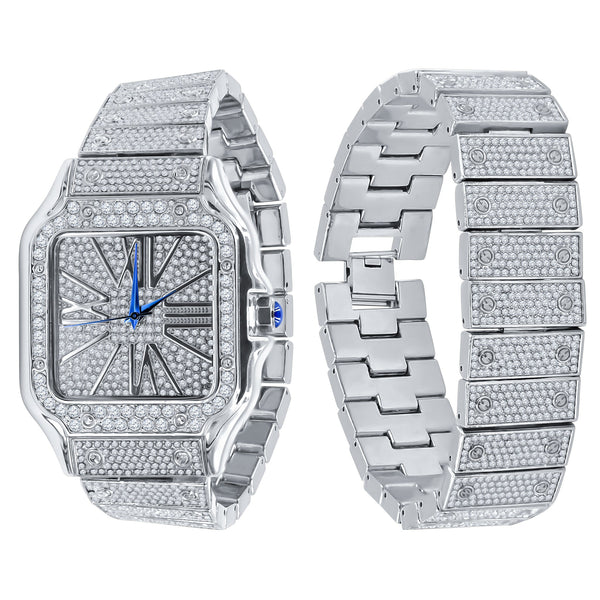 PRODIGIOUS ICED OUT WATCH & BRACELET SET | 530741