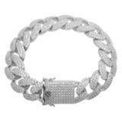 COLT 12MM Bracelet Cubain Argent | 9211431