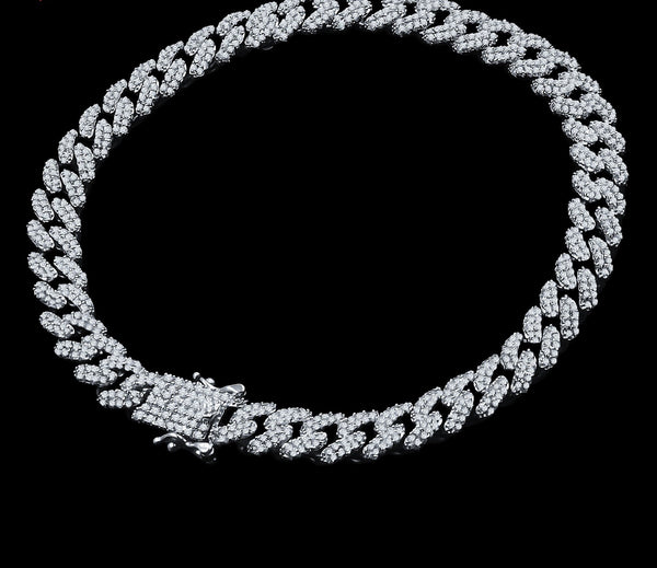 ANGUS Pulsera Cubana de Plata de 10 MM | 9214751