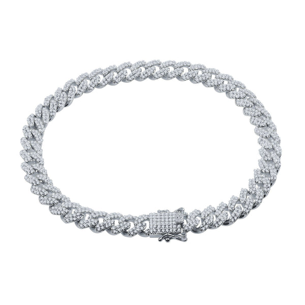 ANGUS Pulsera Cubana de Plata de 10 MM | 9214751