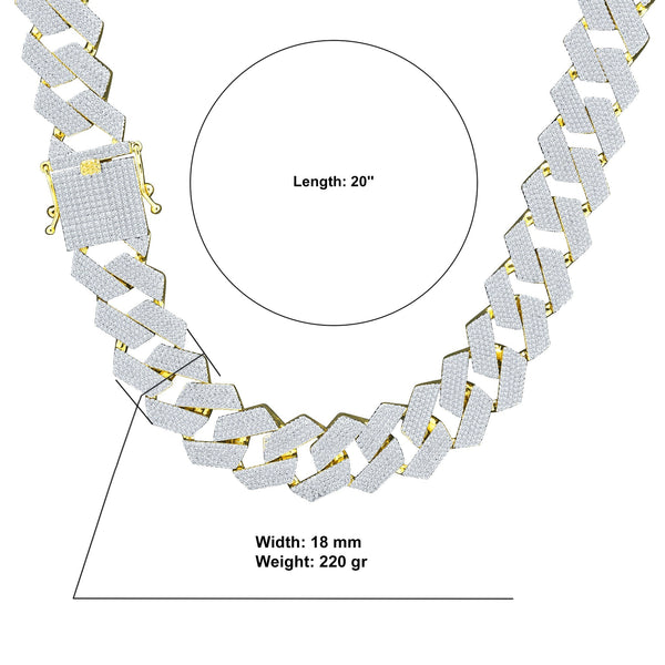 CADENA HELADA DE LATON AGLOW 18MM I 963212