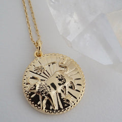 Chinese Zodiac Coin Necklace