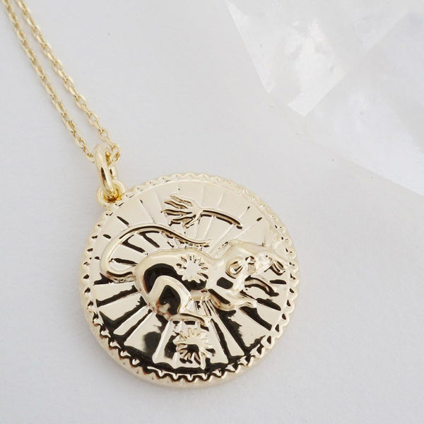 Chinese Zodiac Coin Necklace