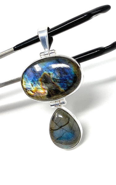 Labradorite Pendant, Gemstone Pendant, Gemstone Jewelry, Sterling Silv