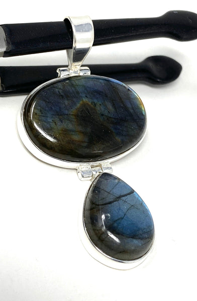 Labradorite Pendant, Gemstone Pendant, Gemstone Jewelry, Sterling Silv