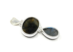 Labradorite Pendant, Gemstone Pendant, Gemstone Jewelry, Sterling Silv